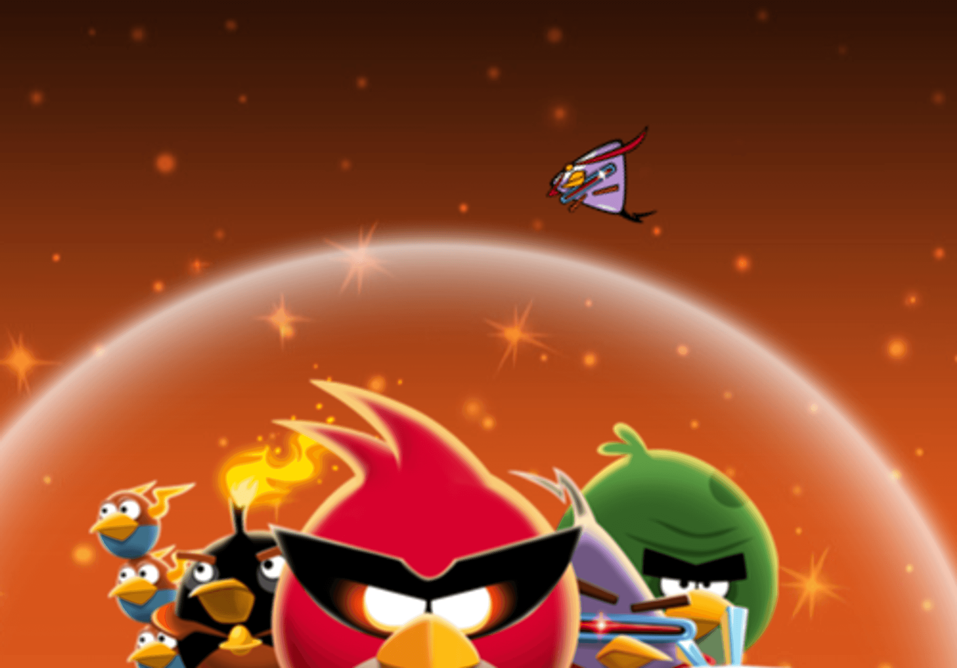 Angry Birds Space in action